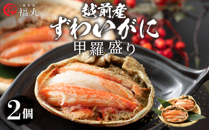 カニの本場からお届け！越前産ずわいがに 甲羅盛り × 2パック 福井の網元漁師「福丸」が厳選！ 【かに カニ 蟹】福井県 越前町 雄 ズワイガニ むき身 甲羅盛り 小分け 冷凍 ずわいがに ずわい蟹 ズワイ蟹 かに カニ 蟹 [e15-a004]