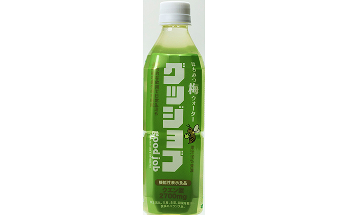 はちみつ梅ウォーター　グッジョブ24本 果汁飲料 ジュース ハチミツ 蜂蜜 