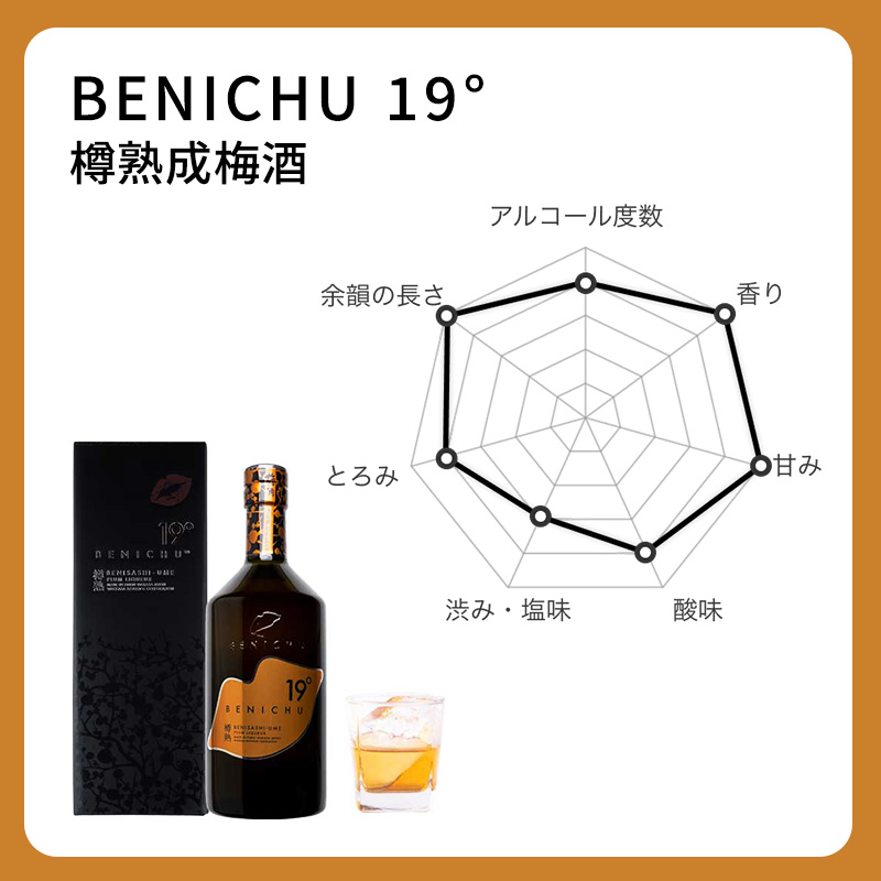 梅酒 限定 年間1000本 BENICHU19° 750ml お酒 リキュール うめしゅ 酒 アルコール 紅映梅 梅 うめ ウメ 福井県 福井