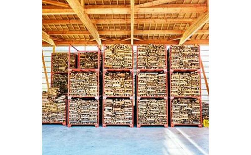 乾燥薪 広葉樹ミックス薪10kg 35cm 中割り キャンプ・焚き火・アウトドア 福井県 若狭町