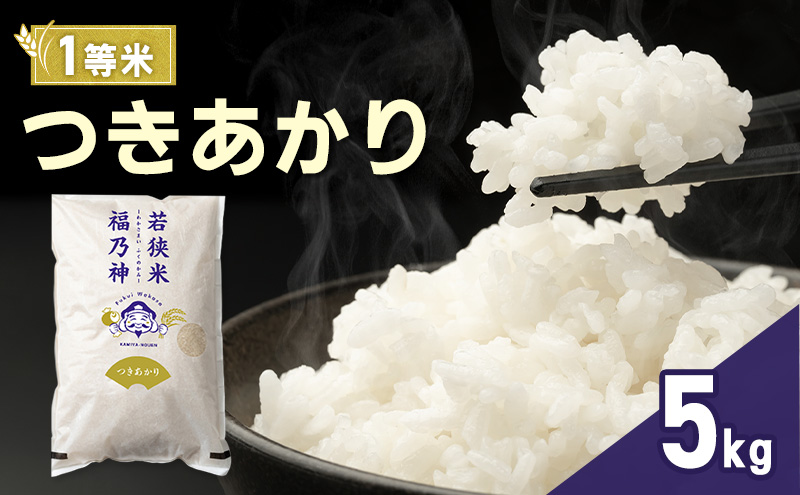 令和8年産 つきあかり 5kg（一等米・神谷農園） 米 お米 若狭町