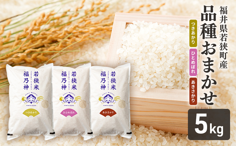 品種おまかせ 5kg（つきあかり、ひとめぼれ、あきさかり）　お米 米 白米 精米 ご飯 おにぎり お弁当 和食 主食