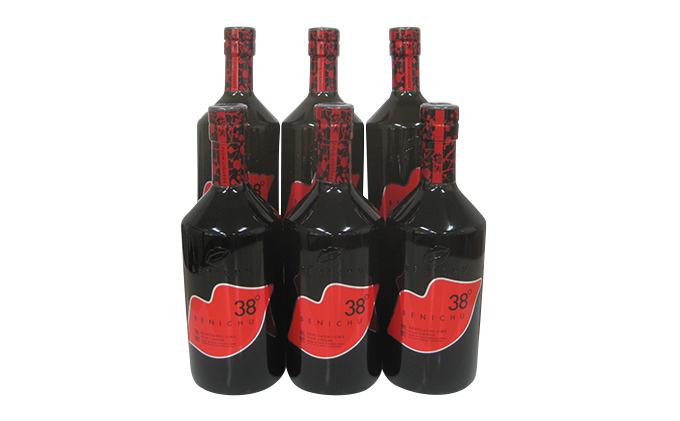 無糖の梅酒BENICHU38°（750ml×6本）