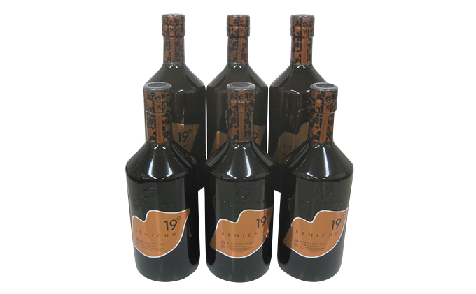 若狭の樽熟成梅酒BENICHU19°（750ml×6本）